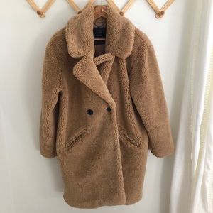 Women’s Lucky Brand teddy bear coat.